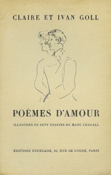 Seller image for Pomes d'Amour. Illustrs de sept dessins de Marc Chagall. for sale by Antiquariat Weinek