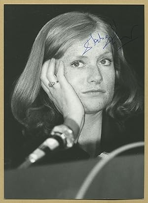 Immagine del venditore per Isabelle Huppert - Nice authentic in person signed photo - Cannes 1981 venduto da PhP Autographs