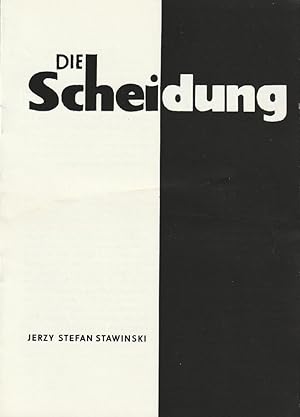 Seller image for Programmheft Jerzy Stefan Stawinski DIE SCHEIDUNG Spielzeit 1975 / 76 Heft 2 for sale by Programmhefte24 Schauspiel und Musiktheater der letzten 150 Jahre