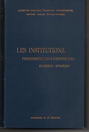 Les institutions professionnelles et industrielles