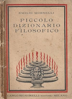 Bild des Verkufers fr Piccolo dizionario filosofico zum Verkauf von Biblioteca di Babele