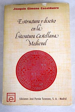 Seller image for Estructura y diseo en la literatura castellana Medieval for sale by Alcan Libros