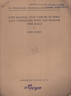 Imagen del vendedor de Late glacial clay varves in Himalaya connected with the Swedish time scale a la venta por PRISCA