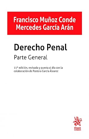 Image du vendeur pour Derecho penal. Parte general mis en vente par Imosver