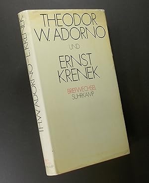 Immagine del venditore per Theodor W. Adorno und Ernst Krenek: Briefwechsel venduto da Austin Sherlaw-Johnson, Secondhand Music