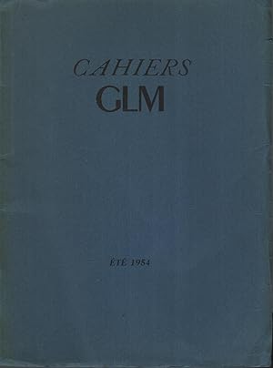 Seller image for Cahiers G.L.M. nouvelle srie, 1. t 1954 for sale by PRISCA