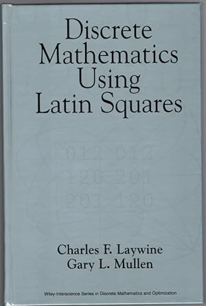 Bild des Verkufers fr Discrete Mathematics Using Latin Squares. zum Verkauf von Antiquariat Fluck