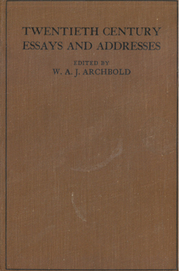 Twentieth-Century Essays & Addresses.