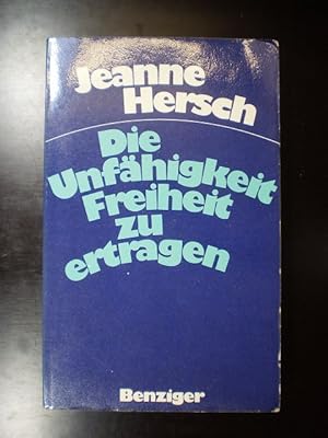 Bild des Verkufers fr Die Unfhigkeit Freiheit zu erlangen zum Verkauf von Buchfink Das fahrende Antiquariat