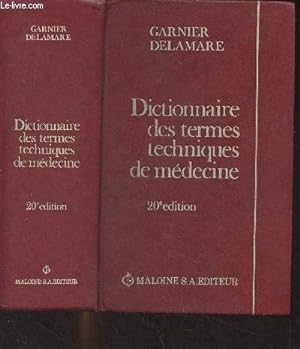 Image du vendeur pour Dictionnaire des termes techniques de mdecine - 20e dition mis en vente par Le-Livre