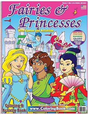 Imagen del vendedor de Fairies and Princesses Really Big Coloring Book (17 X 23) a la venta por ColoringBook.com | Really Big Coloring Books, Inc.
