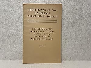 The Eudemian and Nicomachean Ethics: A Study in the Development of Aristotle's Thought