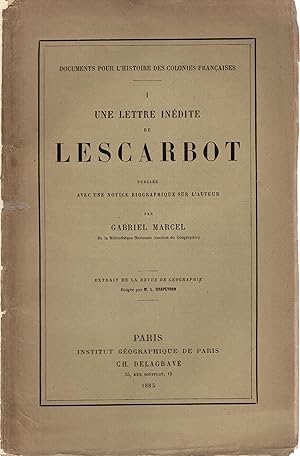 Seller image for Une lettre indite de Lescarbot for sale by PRISCA