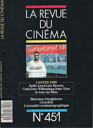 Image du vendeur pour Image et Son - La Revue du Cinma n 451 juillet 1989 mis en vente par PRISCA