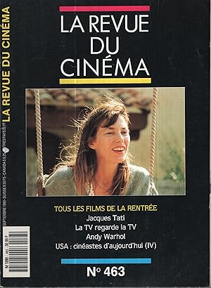 Image du vendeur pour Image et Son - La Revue du Cinma n 463 septembre 1990 mis en vente par PRISCA