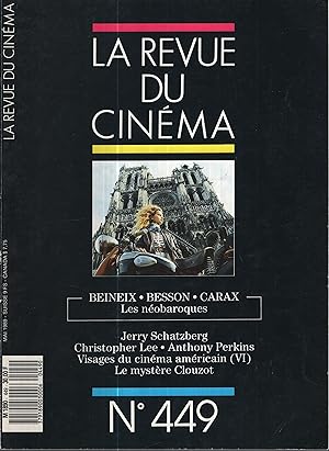 Bild des Verkufers fr Image et Son - La Revue du Cinma n 449 mai 1989 zum Verkauf von PRISCA
