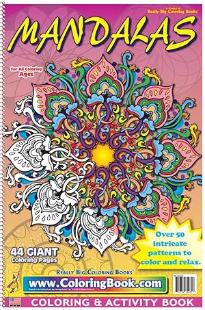 Immagine del venditore per Mandalas Really Big Coloring Books 12 x 18 venduto da ColoringBook.com | Really Big Coloring Books, Inc.