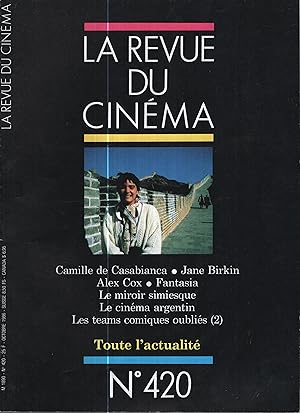 Seller image for Image et Son - La Revue du Cinéma n° 420 octobre 1986 for sale by PRISCA