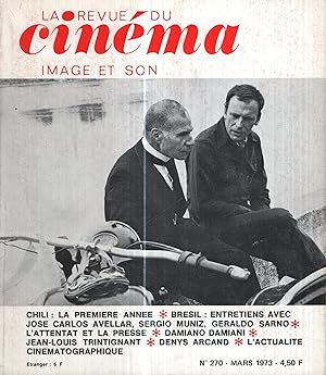 Seller image for Image et Son - La Revue du Cinma n 270 mars 1973 for sale by PRISCA