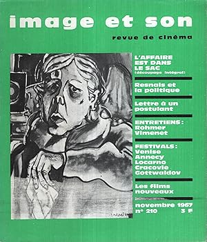 Immagine del venditore per Image et Son - La Revue du Cinma n 210 novembre 1967 venduto da PRISCA