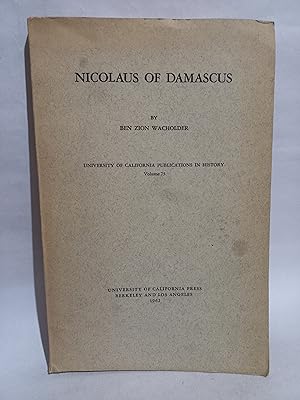 Seller image for Nicolaus of Damascus for sale by Libros de Ultramar Alicante