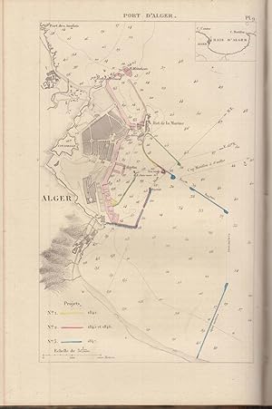 Seller image for tudes sur les ports de l'Algrie, par M. A. Lieussou,. for sale by PRISCA