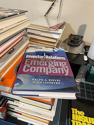 Seller image for Investor Relations for the Emerging Company for sale by BooksByLisa