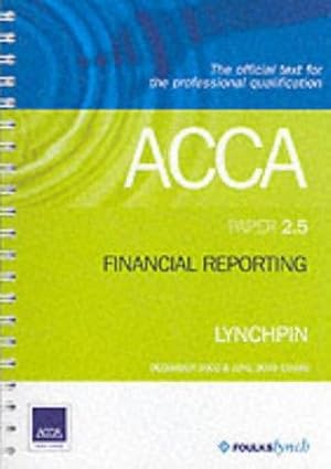 Immagine del venditore per Paper 2.5 (ACCA Official Lynchpin) venduto da WeBuyBooks