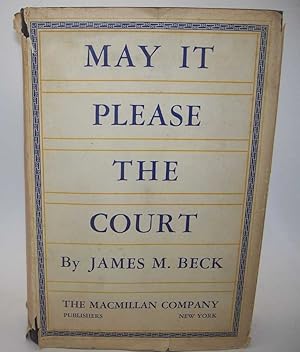 Seller image for May It Please the Court for sale by Easy Chair Books