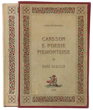 Immagine del venditore per CANSSON E POESIE PIEMONTEISE - PAPA' CAMILLO.: venduto da Bergoglio Libri d'Epoca