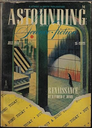 Bild des Verkufers fr ASTOUNDING Science Fiction: July 1944 zum Verkauf von Books from the Crypt
