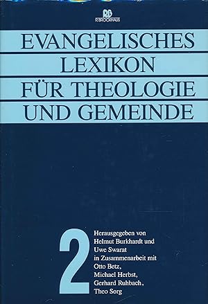 Bild des Verkufers fr Evangelisches Lexikon fr Theologie und Gemeinde, Band 2. zum Verkauf von Antiquariat Bernhardt