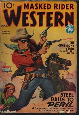 Seller image for MASKED RIDER WESTERN: March, Mar. 1944 for sale by Books from the Crypt