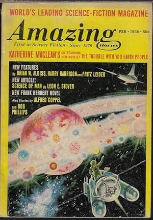 Image du vendeur pour AMAZING Stories: February, Feb. 1968 ("Santaroga Barrier") mis en vente par Books from the Crypt