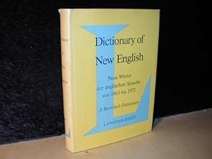 Bild des Verkufers fr Dictionary of New English, 1963-72, A ([A Barnhart dictionary]) zum Verkauf von WeBuyBooks