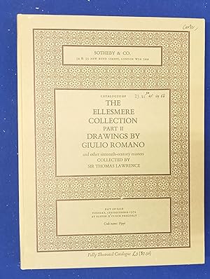 Catalogue of the Ellesmere collection, part II : drawings by Giulio Romano and other sixteenth-ce...