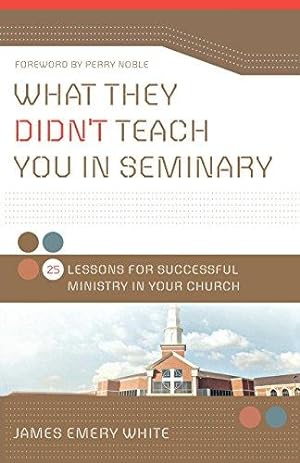 Bild des Verkufers fr What They Didn't Teach You in Seminary zum Verkauf von WeBuyBooks