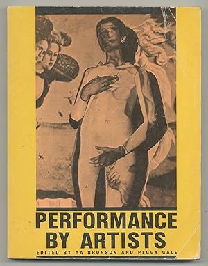 Imagen del vendedor de Performance by Artists a la venta por Between the Covers-Rare Books, Inc. ABAA