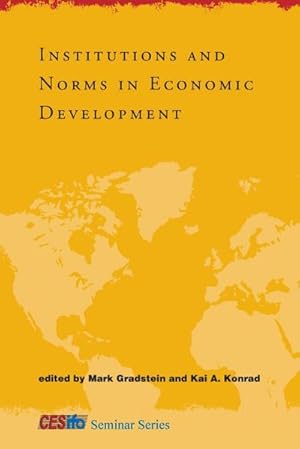 Imagen del vendedor de Institutions and Norms in Economic Development a la venta por AHA-BUCH GmbH