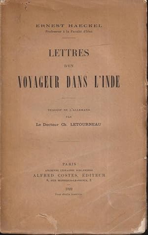 Imagen del vendedor de Lettres d'un voyageur dans l'Inde a la venta por PRISCA