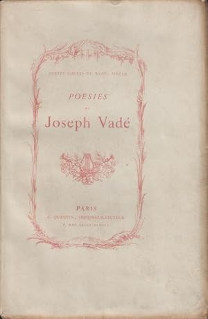 Seller image for Posies et lettres factieuses de Joseph Vad / avec une notice bio-bibliographique par Georges Lecocq for sale by PRISCA