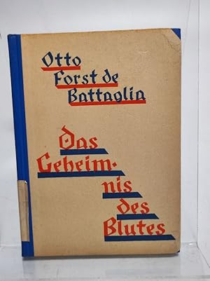 Bild des Verkufers fr Das Geheimnis des Blutes. (= Kleine historische Monographien, Nr. 36) zum Verkauf von Antiquariat Bookfarm