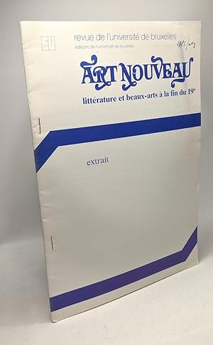 Bild des Verkufers fr Le dner de ttes - Jean Lorrain et la "belle poque" / Revue de l'universit de Bruxelles Art Nouveau littrature et beaux-arts  la fin du 19e EXTRAIT zum Verkauf von crealivres