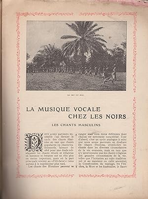 Seller image for La musique vocale chez les noirs. for sale by PRISCA