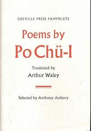 Imagen del vendedor de Poems by Po Ch-I. Signed copy a la venta por Barter Books Ltd