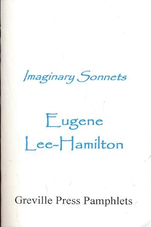 Imagen del vendedor de Imaginary Sonnets. Signed copy a la venta por Barter Books Ltd