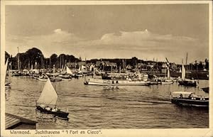 Bild des Verkufers fr Ansichtskarte / Postkarte Warmond Sdholland, Jachthavens 't Fort en Cieco zum Verkauf von akpool GmbH