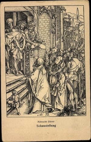 Künstler Ansichtskarte / Postkarte Dürer, Albrecht, Schaustellung, Jesus, Römer