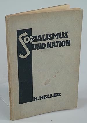 Bild des Verkufers fr Sozialismus und Nation. zum Verkauf von Antiquariat Dorner