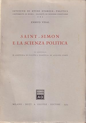 Saint-Simon e la scienza politica